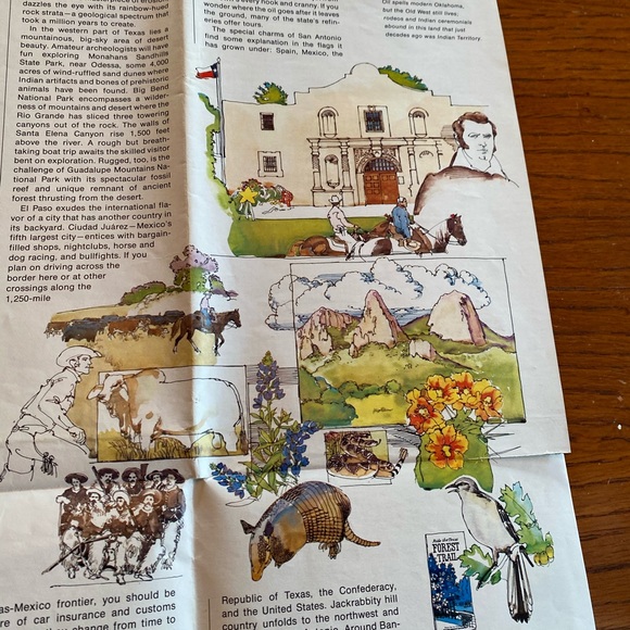 PRICE FIRM Vintage Map - South Central States: AR, OK, LA, TX - Picture 10 of 14